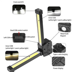 Dual-Sided Foldable LED Work Light